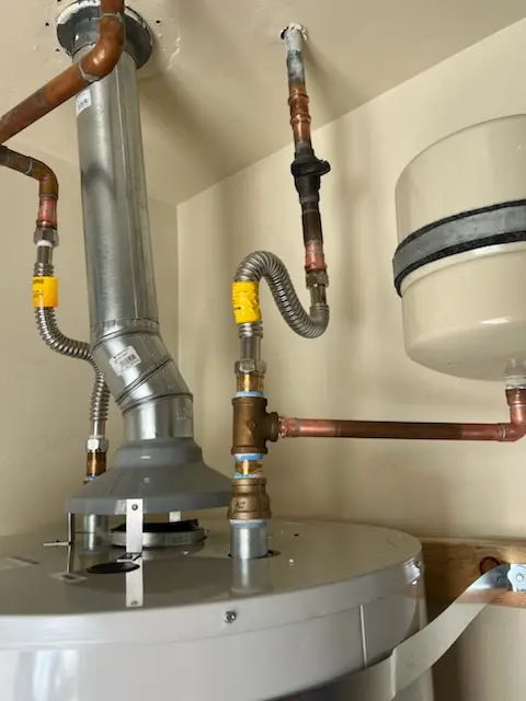 Water heater installation and plumbing repair in Olde Oaks